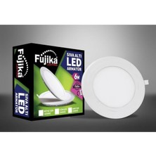 Fujika 6W 2'li Set Sıva Altı LED Panel Slim Spot LED Panel Günışığı 3200K