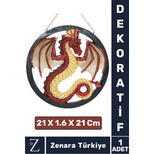 Premium Yüksek Kaliteli Çok Şık Dekoratif Hediyelik Özel Gün Biblo Koleksiyon Polyester Dragon Pano