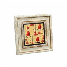Türk-Osmanlı Semboller Baskılı Doğaltaş Tablo 20CMX20CM KRT-061