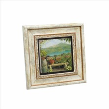 Italya Görseli Baskılı Doğaltaş Tablo (20 x 20 Krg-55)
