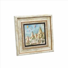 Kapadokya Baskılı Doğaltaş Tablo (20 x 20 KRT-115)