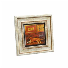 Istanbul Kedisi Baskılı Doğaltaş Tablo 20X20 Krt-65