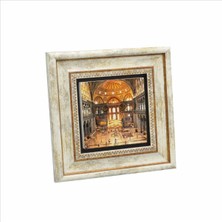Ayasofya Camii Içi Baskılı Doğaltaş Tablo 20CMX20CM KRT-009