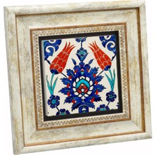 Türk Çinisi Baskılı Taş Tablo 20X20