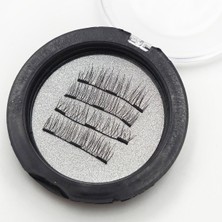 Rubyface Doğal Görünümlü Manyetik Mıknatıslı Tam Boy Takma Kirpik & Klips Makası- No: 5