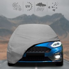 Ford Fiesta (2017 - ) Oto Branda Su Geçirmez Miflonlu Araba Brandası Klipsli Araba Çadırı