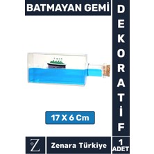 Premium Yüksek Kaliteli Dayanıklı Çok Şık Dekoratif Hediyelik Koleksiyon Denizcilik Batmayan Gemi