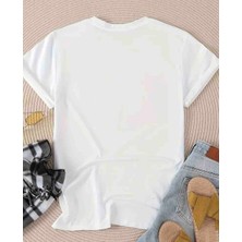 Gezgin Baskılı Özel Tasarım Oversize Tshirt