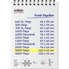Anatolian 3000 Parçalık Puzzle - Hayat Ağacı 4927