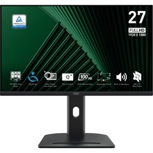 MSI PRO MP275PG 27" 100HZ 1MS ADAPTIVE-SYNC 1920X1080 (FHD) IPS PIVOT MONITOR