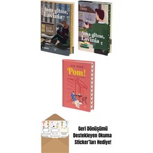 Ama Gitme Lavinia 1-2 + Pom 3 Kitap Set + Okuma Sticker'ları