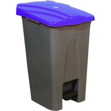 Pedallı Çöp Kovası Tekerlekli 70 Lt