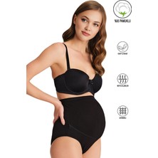 Özkan 23582 Kadın Pamuklu Likralı Yumuşak Esnek Süprem Hamile Lohusa Yüksek Bel Bato Külot