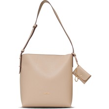 Bej-Bordo U.s. Polo Assn. Kadın Omuz Çantası US25545