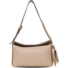 Bej-Bordo U.s. Polo Assn. Kadın Omuz Çantası US25541