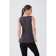 Kolsuz U Yaka Pamuklu Kadın Body T-Shirt 2049- Likralı Vücuda Oturan Body
