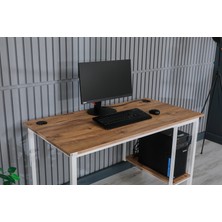 Bilgisayar Masası Sağ Sol Yönlü Pc Kasa Raflı