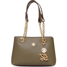 U.s. Polo Assn. Kadın Omuz Çantası Haki US25539