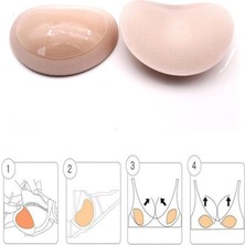 İnfeta Ten Yapışkanlı Push Up Sütyen Içi Desteği Dolgunlaştırıcı Dikleştirici Sütyen Pedi