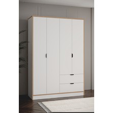 Arden 4 Kapaklı 2 Çekmeceli Dolap
