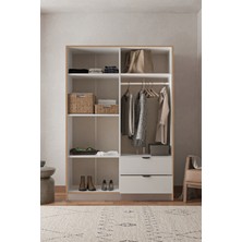 Arden 4 Kapaklı 2 Çekmeceli Dolap