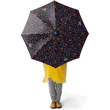 Coral High Kids Çok Renkli Kalp Desenli Çocuk Şemsiyesi 12669