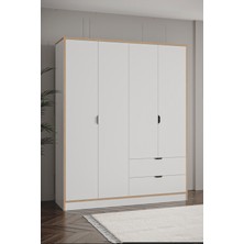 Arden 4 Kapaklı 2 Çekmeceli Dolap