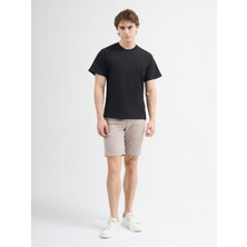Matias 84001 Regular Fit Siyah Erkek Basic T-Shirt