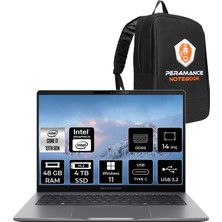 Asus Expertbook P3 Intel Core I7 13620H 48GB 4tb SSD 14" Fhd+ Windows 11 Pro Taşınabilir Bilgisayar & Per4 Çanta P3405I7161TBG1DP410