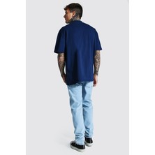 Unisex Oversize Grafiti Baskılı Premium T-Shirt
