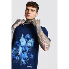 Unisex Oversize Grafiti Baskılı Premium T-Shirt