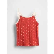 Gap Kız Bebek Kırmızı Pointelle Askılı Atlet