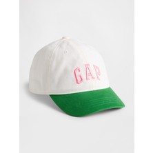 Gap Kız Çocuk Yeşil Gap Logo Beyzbol Şapkası