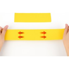 Kinesio Sport Tape -Kinezyo Bant - Sporcu Bandı - 5CMX5M (Yüz-Vücut Uygun) - Rehabilitasyon Bandı