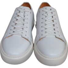 Marco Rossi – Milano Beyaz Hakiki Deri Erkek Sneaker
