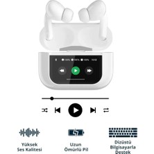 Haino Teko Airpods Pro 2 – Tws Kablosuz Kulaklık – Ekranlı Şarj Kutusu + hediyeli paket