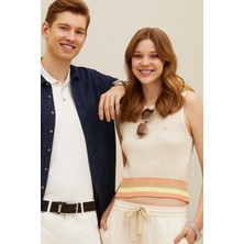 U.S. Polo Assn. Kadın Krem Kazak /Triko 50262468-VR071