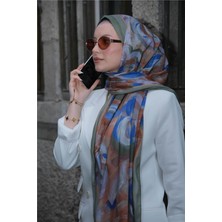 Baştacı Soft Batik 0343 Soft Yeşil Şal