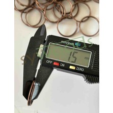 2.5 cm Çift Sıra Zincirsiz Anahtarlık Halkası (50 Adet)