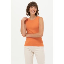 U.S. Polo Assn. Kadın Kiremit Tişört Basic 50264964-VR031