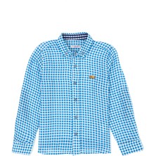 U.S. Polo Assn. Erkek Çocuk Mavi Gömlek Desenli 50263673-VR036