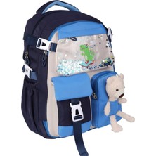 Relaxion Sırt Destekli Aksesuarlı Iç Bölmesi Organizerli Tasarım Okul Sırt Çantası 1460