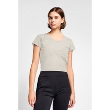Kadın Antrenman Kısa Kol T-Shirt 25B-2056