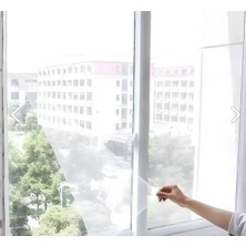 Tek Kanatlı Hazır Tür Sineklik 75 x 125 Hesaplı Kolay Montaj + 4 mt Bant Hediyeli