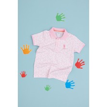 U.s. Polo Assn. Erkek Çocuk Açık Pembe Tişört 50307150-VR078