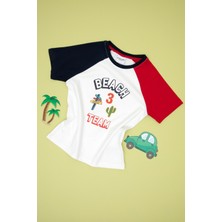 U.s. Polo Assn. Erkek Çocuk Beyaz Tişört 50307158-VR013
