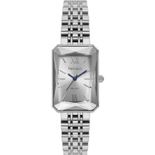 Ferrucci Retro Özel Kesimli Camlı Kare Kadın Kol Saati