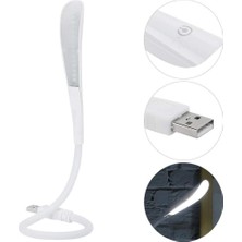 Powermaster PM-24560 14 Ledli Beyaz Esnek USB LED Lamba 3 Kademeli