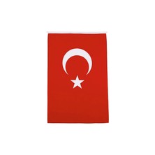 Bayrakal Tekne Bayrağı, Tekne Türk Bayrağı, Küçük Bayrak, 30X45CM Türk Bayrağı, 3 Adet