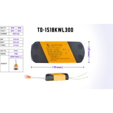 LED Drıver/trafo (15W-18W, 50V-60V, 300MA) Wallwasher LED Panel (10'lu)